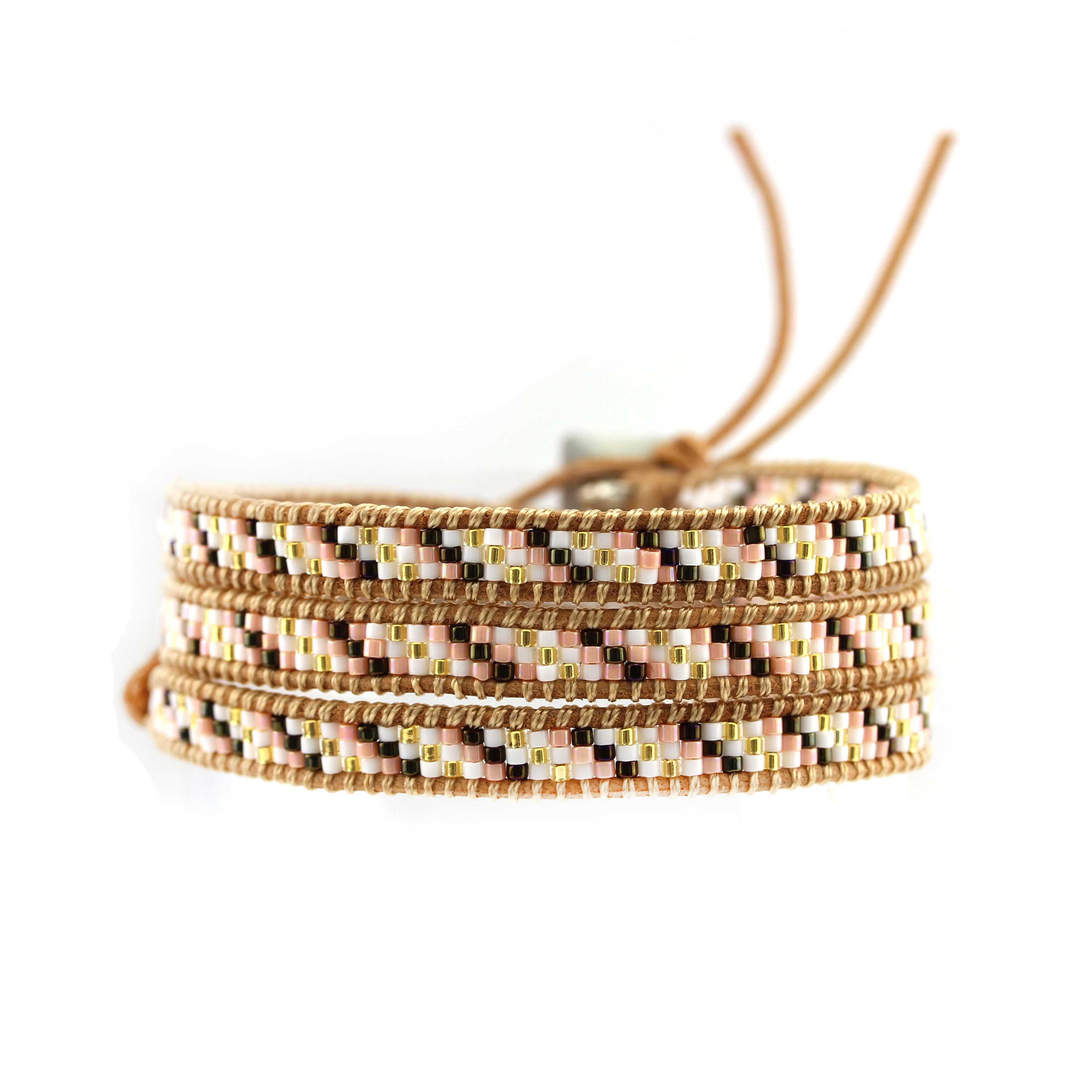 Japanese Miyuki Seed Beads Wrap Handcrafted Bracelet