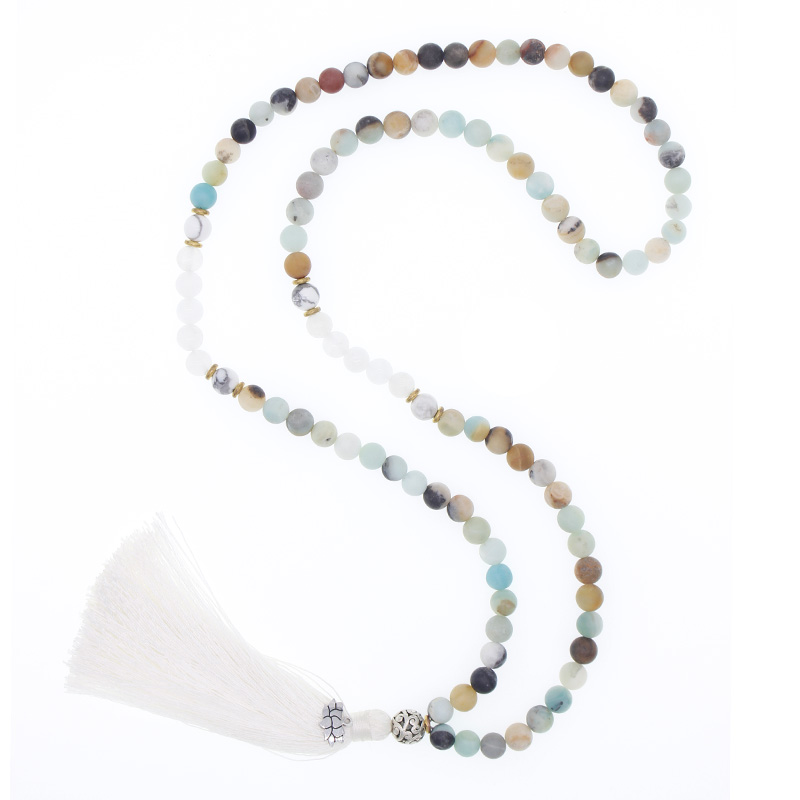 Handmade Muti Natural Stone Beads Necklace