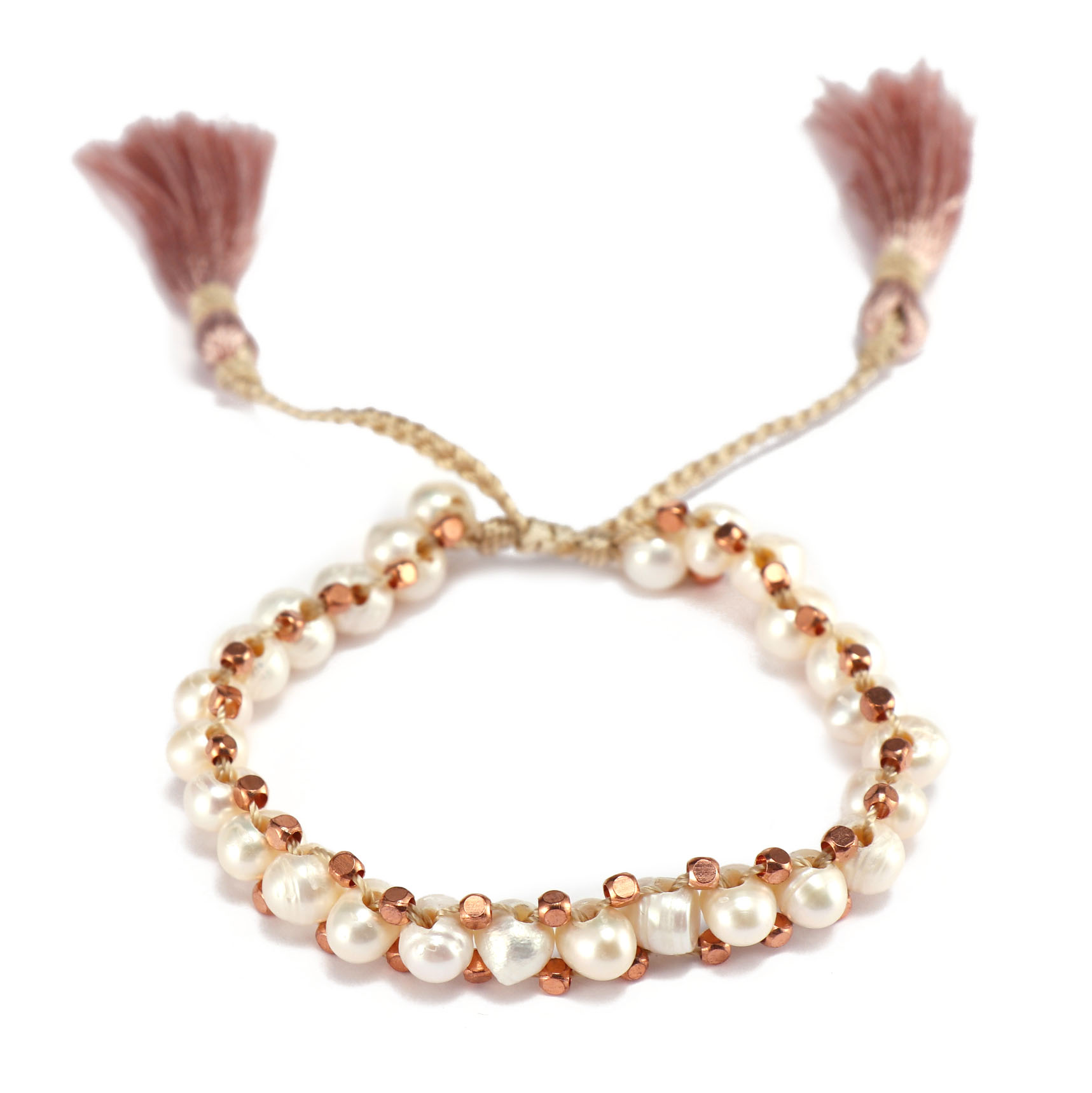 Handmade Natural Pearl Beads Bracelet