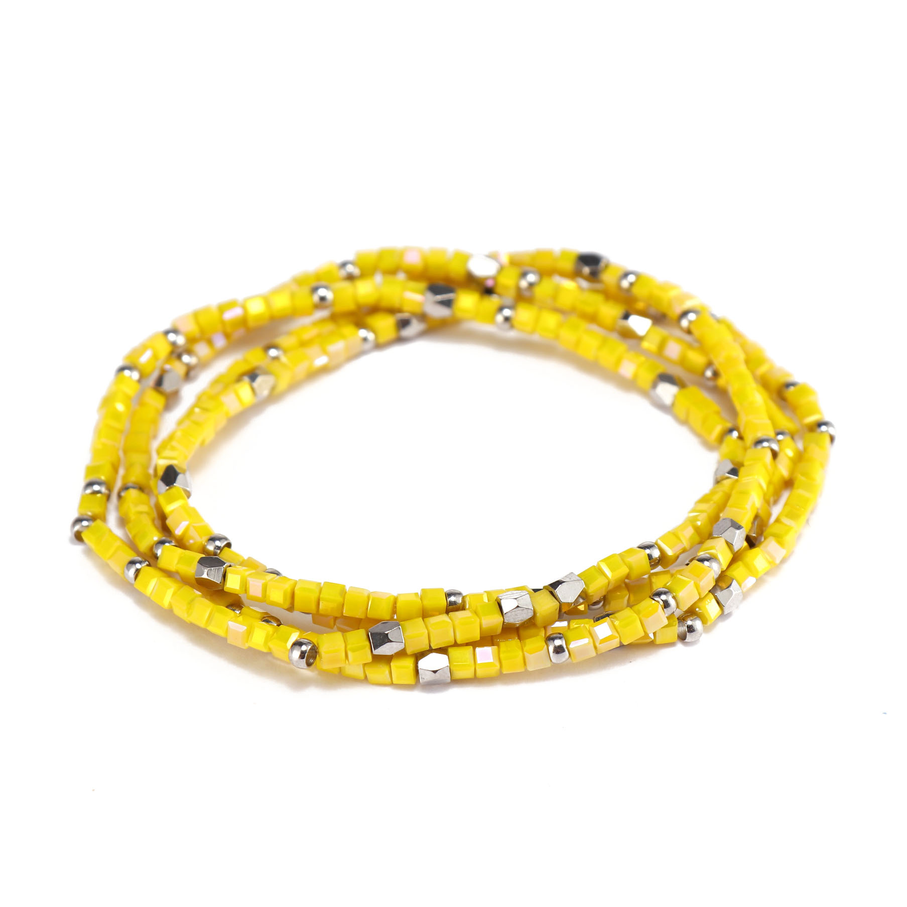 Handmade Mutilayer Crystal Beads Bracelet