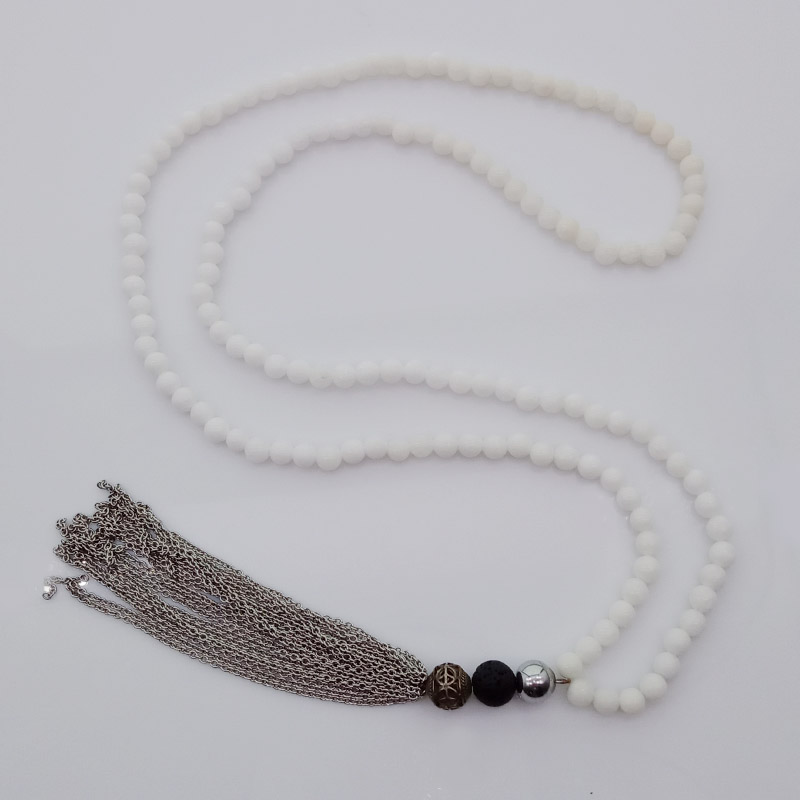 Wholesale Handmade Natural Stone Bead Necklace