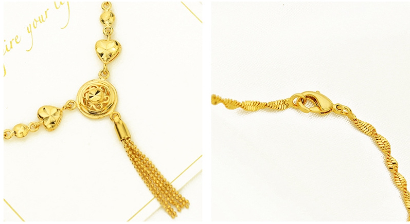 Gold Filled Tassel Necklace