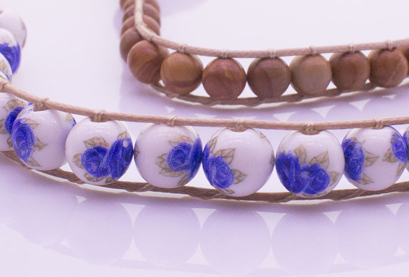 Handmade Stone Beads 3 Wrap Bracelet