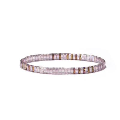 Miyuki Half Quarter Tila Bead Bracelet
