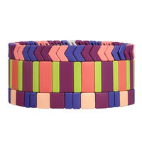 High Quality New Fashion Colorful Wholesale Handmade Enamel Bracelet Women Jewelry