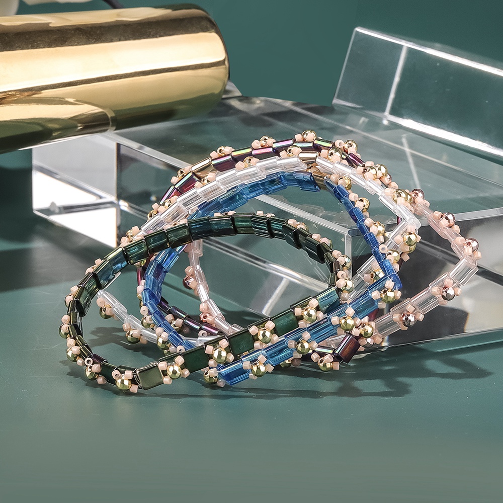 2020 Newest Design Hematite Mixed Miyuki Seed Beads Tila Braceelt Women Jewelry