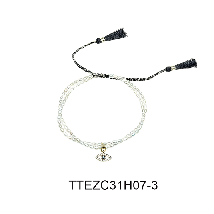 TTT Jewelry Wholesale Jewellry Pearl Style Colorful Knot Fashion Tassel Charm Bracelets