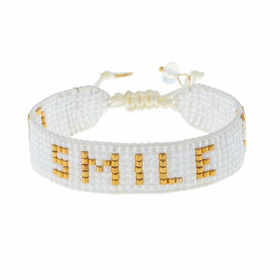 Letter Miyuki seed bead friendship bracelet