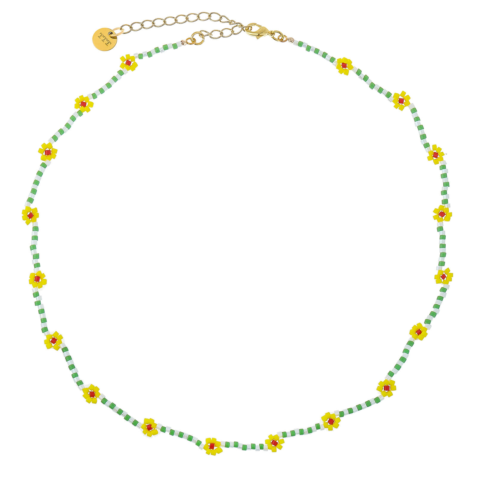 Daisy Miyuki bead necklace
